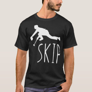 Funny Curling Skip Cool Curler Geschenk T-Shirt