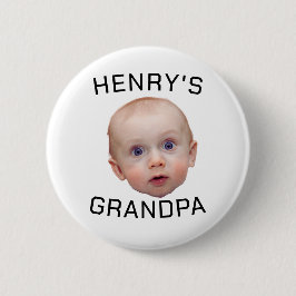 Funny Custom Baby Face Button