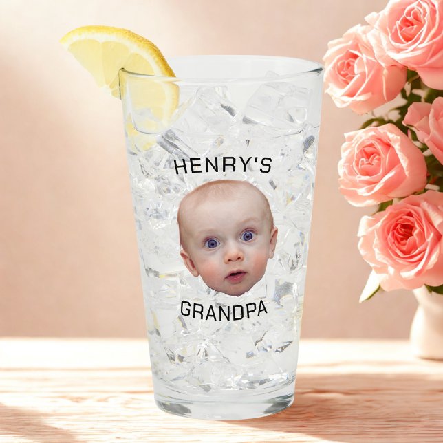 Funny Custom Baby Face Glas (Von Creator hochgeladen)