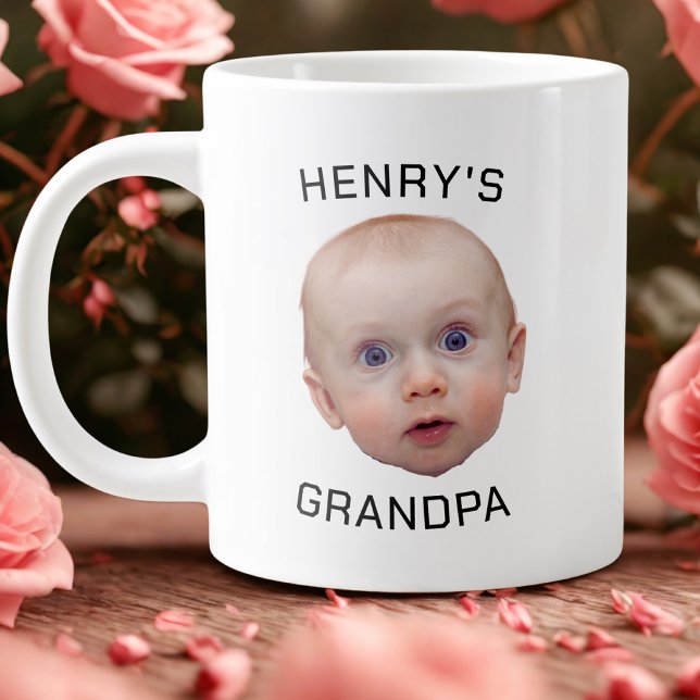 Funny Custom Baby Face Jumbo-Tasse (Von Creator hochgeladen)