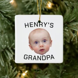 Funny Custom Baby Face Keramikornament