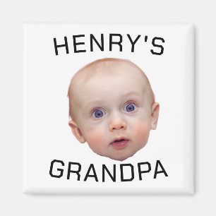 Funny Custom Baby Face Magnet