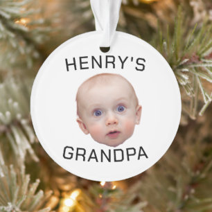 Funny Custom Baby Face Ornament
