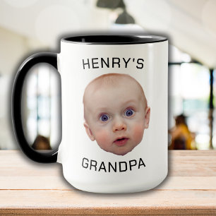 Funny Custom Baby Face Tasse