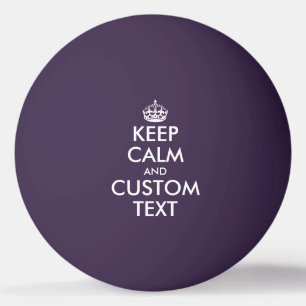 Funny custom Behalt Calm lila Tischtennis Spiel Tischtennisball