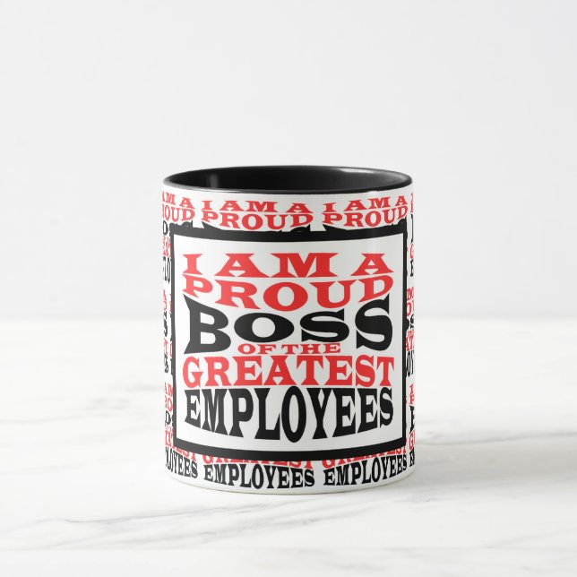 Funny Custom Best Boss Geschenk Tasse (Zentrum)