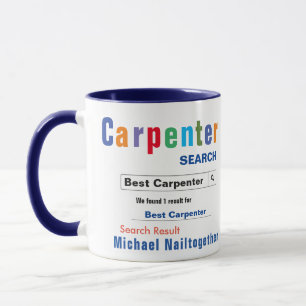 Funny Custom Best Carpenter Tasse