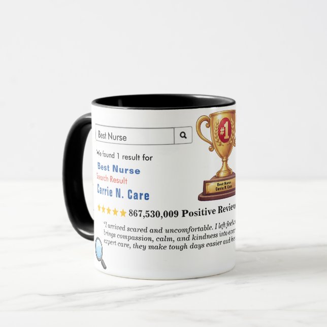 Funny Custom Best Dad Tasse (Vorderseite Links)