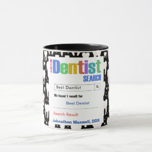 Funny Custom Best Dentist Geschenk Tasse