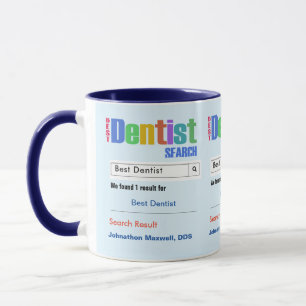 Funny Custom Best Dentist Geschenk Tasse