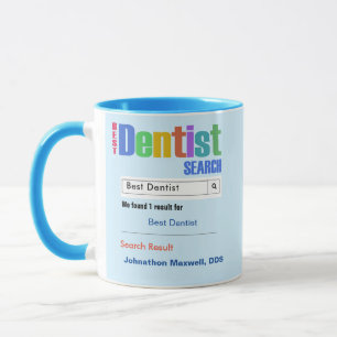 Funny Custom Best Dentist Geschenk Tasse