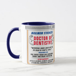 Funny Custom Best Dentist Geschenk Tasse
