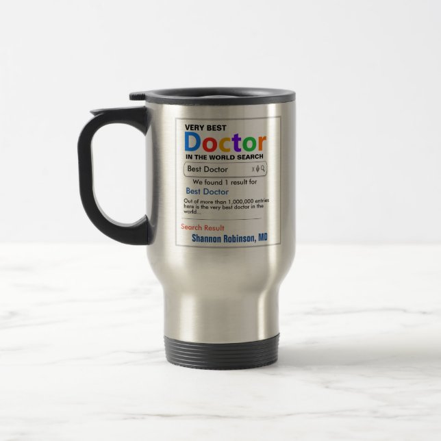 Funny Custom Best Doctor Geschenkidee Tasse (Links)