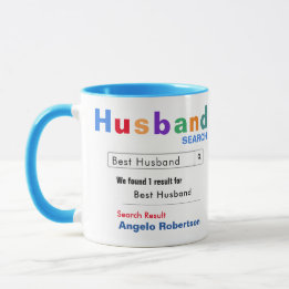 Funny Custom Best Husband Search Tasse