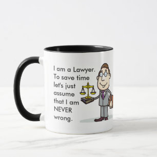 Funny Custom Best Lawyer Geschenk Tasse