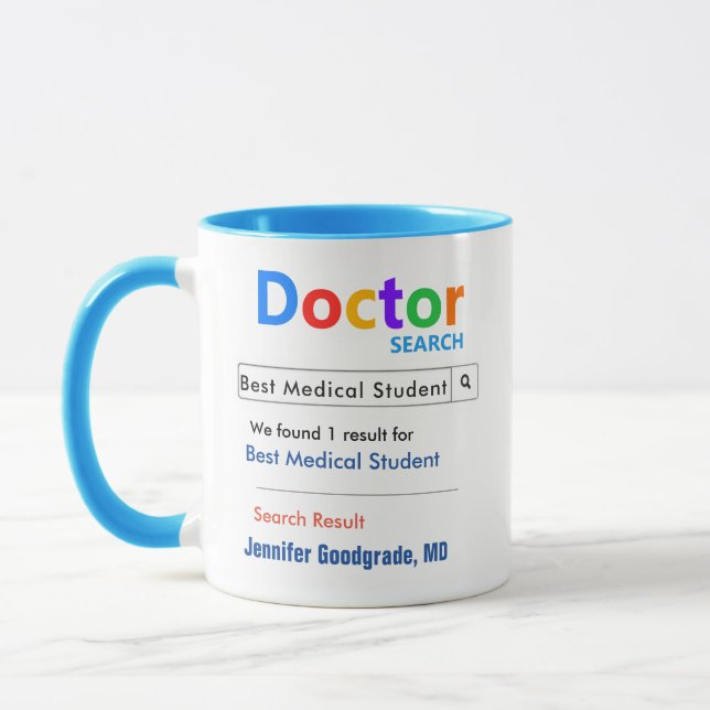 Funny Custom Best Medical Student Tasse (Links)