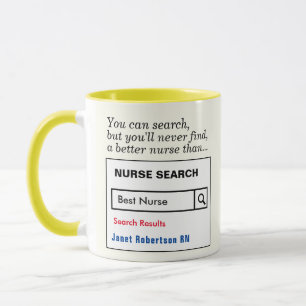 Funny Custom Best Nurse Geschenk Tasse