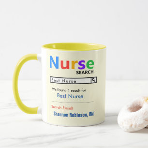 Funny Custom Best Nurse Geschenk Tasse