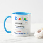 Funny Custom Best Osteopath Tasse<br><div class="desc">Customize this funny custom best osteopath doctor gift mug to make a gift they will love. Great gift for doctors. RX Mugs - Just what the Dr ordered!</div>