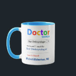 Funny Custom Best Otolarynologist Tasse<br><div class="desc">Passen Sie diese lustige,  individuelle beste otolarynologist Geschenk-Tasse,  um ein Geschenk machen sie Liebe. Großartiges Geschenk für Ärzte. RX Tasse - Genau das,  was Dr. bestellt hat!</div>