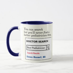 Funny Custom Best Pediatrician Geschenk Tasse