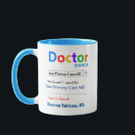Funny Custom Best Primary Care Doctor Tasse<br><div class="desc">Passen Sie diese lustige,  am besten primär Pflegearzt Geschenk Tasse,  um ein Geschenk machen sie Liebe. Großartiges Geschenk für Ärzte. RX Tasse - Genau das,  was Dr. bestellt hat!</div>