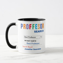 Funny Custom Best Professor Geschenk Tasse