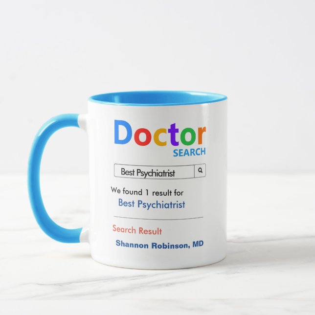 Funny Custom Best Psychiatrist Geschenk Tasse (Links)