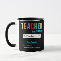 Funny Custom Best Teacher Geschenk Tasse