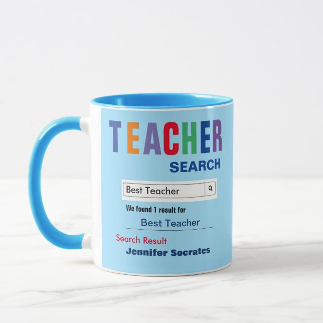 Funny Custom Best Teacher Geschenk Tasse (Links)