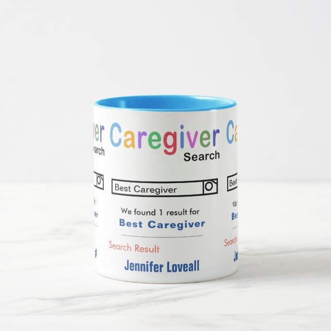 Funny Custom Bester Caregiver Tasse (Zentrum)