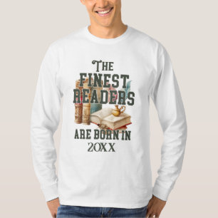Funny Custom Book Lover Birthday T-Shirt