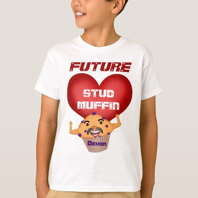 Funny Custom Boy Valentine's Day T - Shirt (Vorderseite)