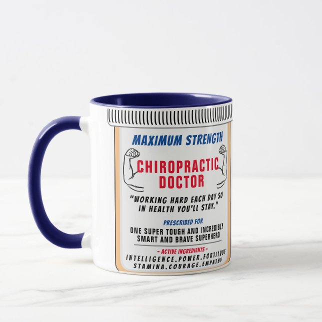 Funny Custom Chiropractor Geschenk Tasse (Links)