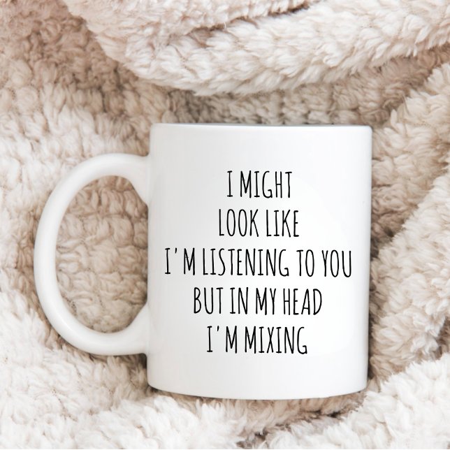 Funny Custom Disk Jockey, Denken über das Mixing D Kaffeetasse (Von Creator hochgeladen)