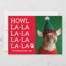 Funny Custom Dog Foto Howl la la la la la