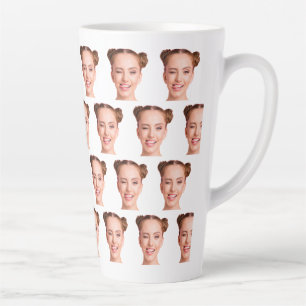 Funny Custom Face Cout Women Foto Groß Milchtasse