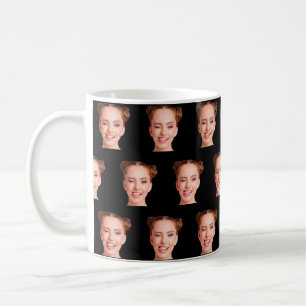 Funny Custom Face Cut Out Women Foto Kaffeetasse