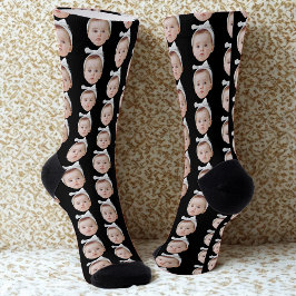 Funny Custom Face Foto Personalisiertes Gesicht Socken