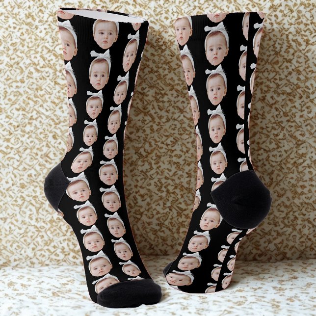 Funny Custom Face Foto Personalisiertes Gesicht Socken (Von Creator hochgeladen)