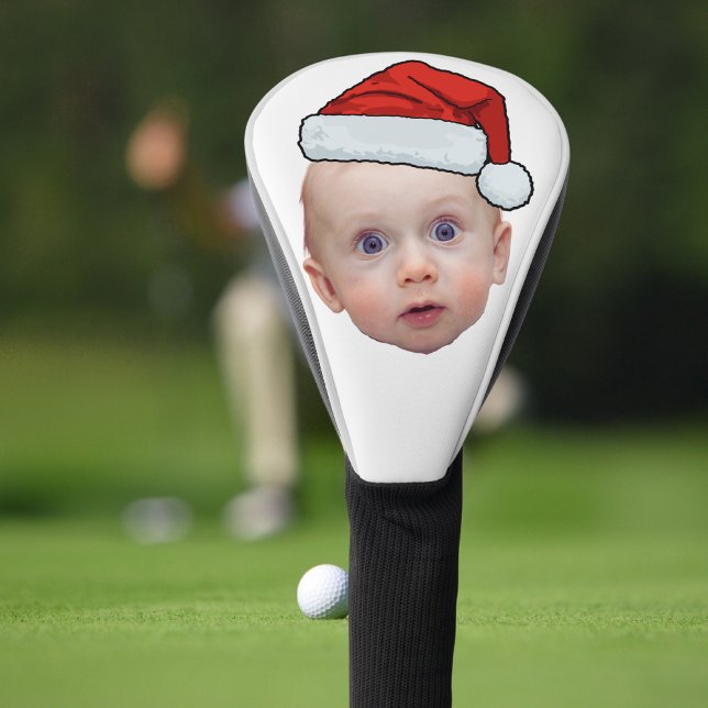 Funny Custom Face Foto Weihnachten Weihnachten Wei Golf Headcover (Von Creator hochgeladen)
