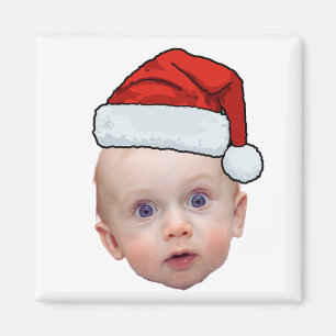 Funny Custom Face Foto Weihnachten Weihnachten Wei Magnet