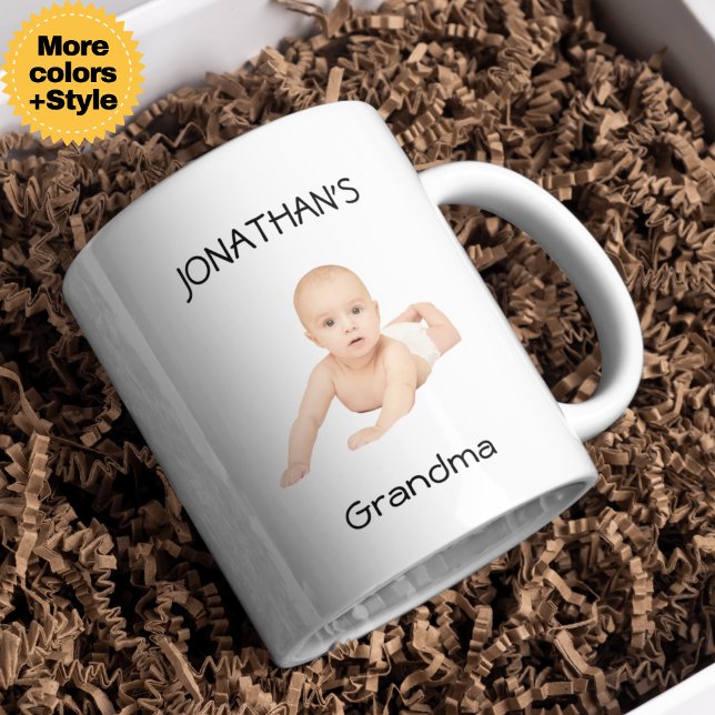 Funny Custom Face Mug for Grandpa/Grandpa – Gift Kaffeetasse (Funny Custom Face Mug for Grandpa – Gift for Any Occasion)