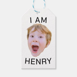 Funny Custom Face Tags Geburtstagsparty Matching Geschenkanhänger