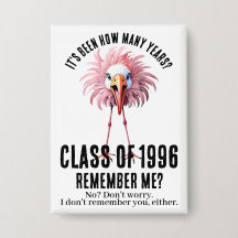 Funny Custom Flamingo 30. School Class Wiedersehen