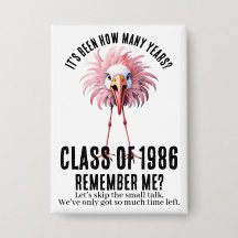 Funny Custom Flamingo 40. School Class Wiedersehen