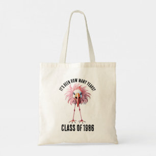 Funny Custom Flamingo School Class Wiedersehen Tragetasche