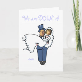 Funny Custom Foto Hochzeitseinladungen Ankündigung