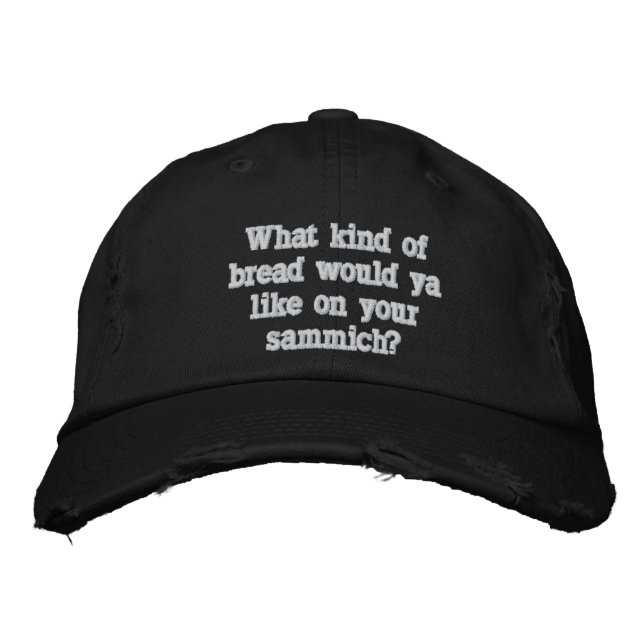 Funny Custom gestört Baseball Cap Bestickte Kappe (Vorderseite)