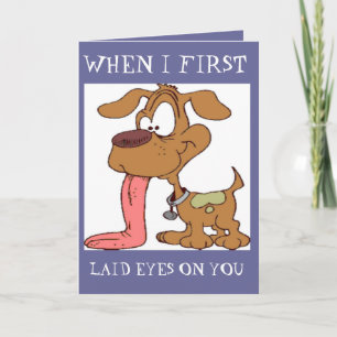 FUNNY CUSTOM GREETING CARDS - HUNDE - LIEBE - GIFT KARTE